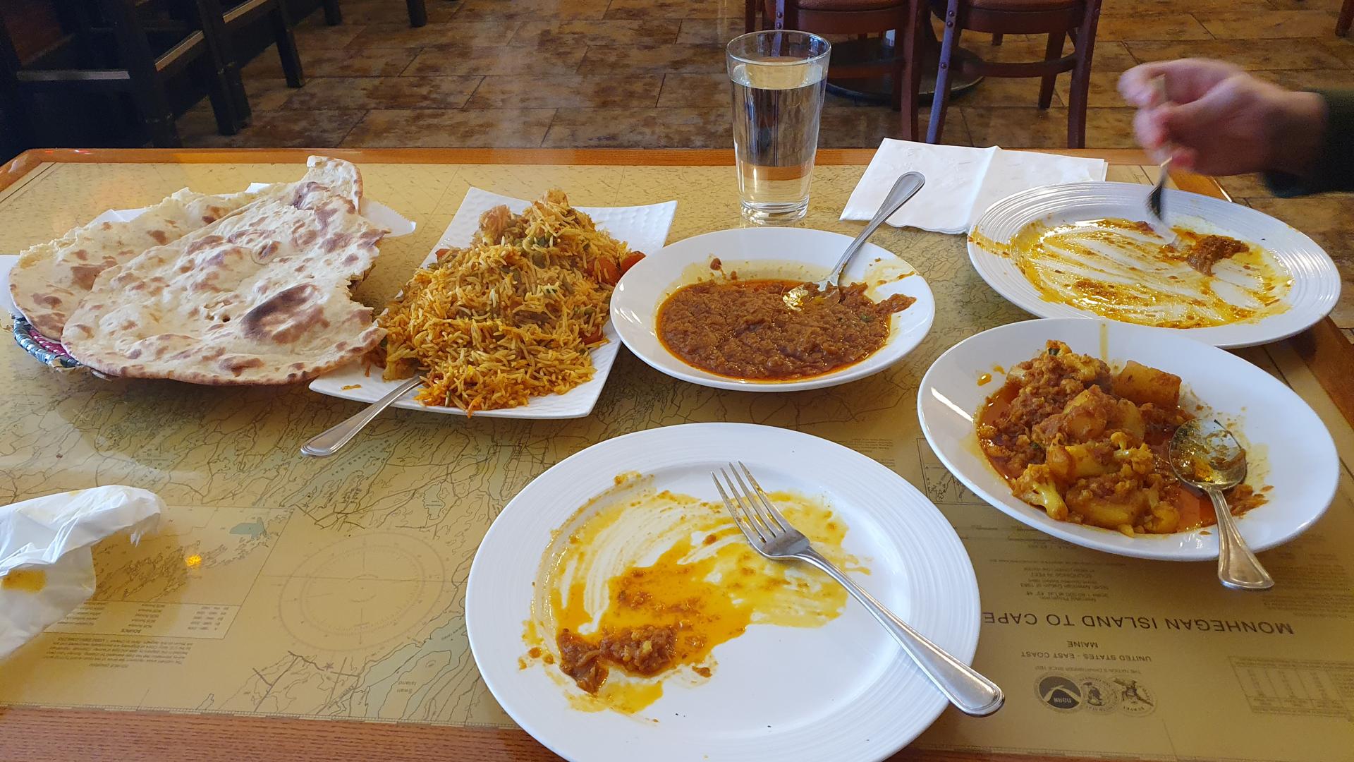 Vegan Indian food at Biriani House in Mission District, San Francisco Bay Area