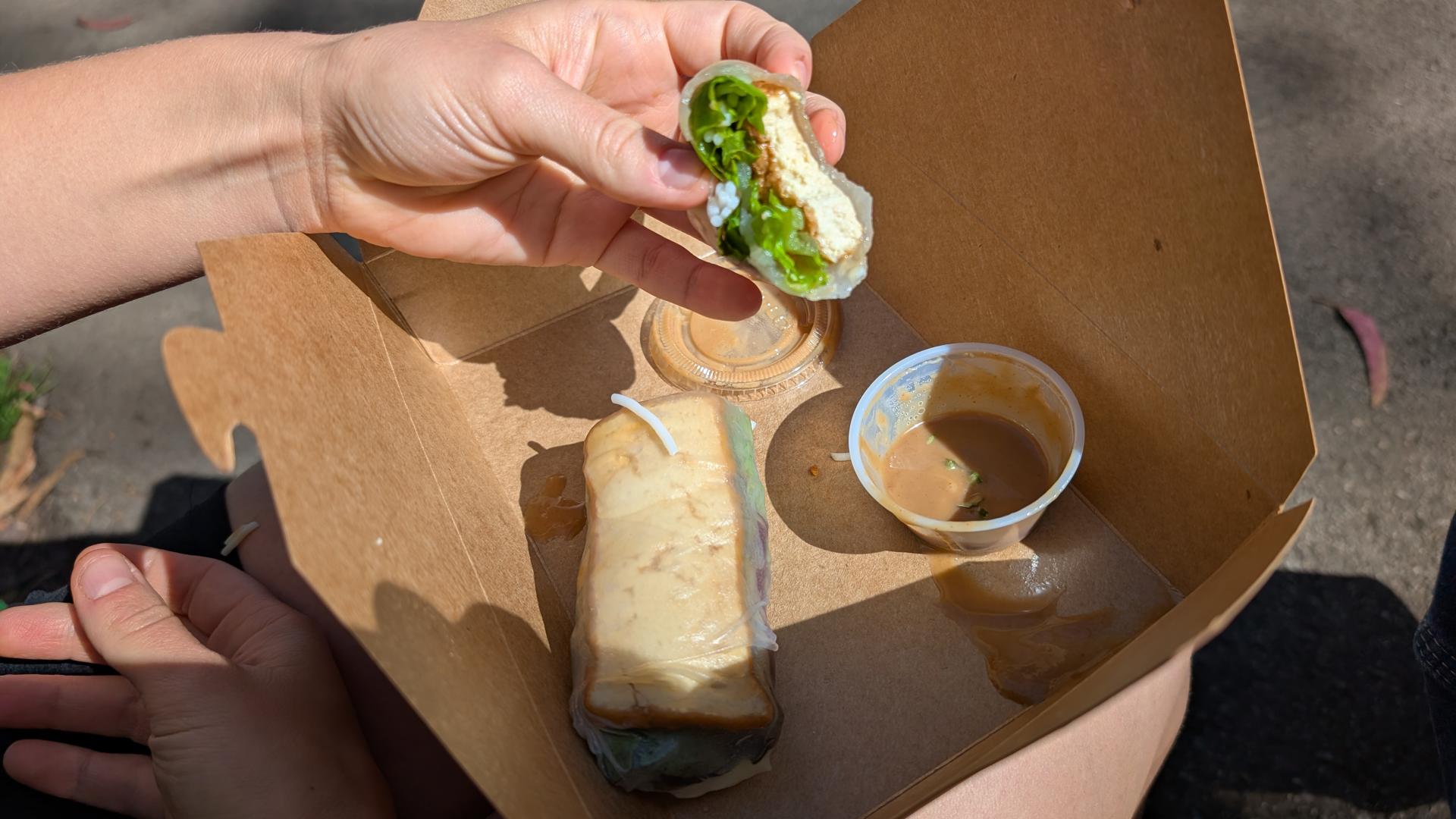 Vegan Vietnamese food at DragonEats in Haight-Ashbury, San Francisco Bay Area