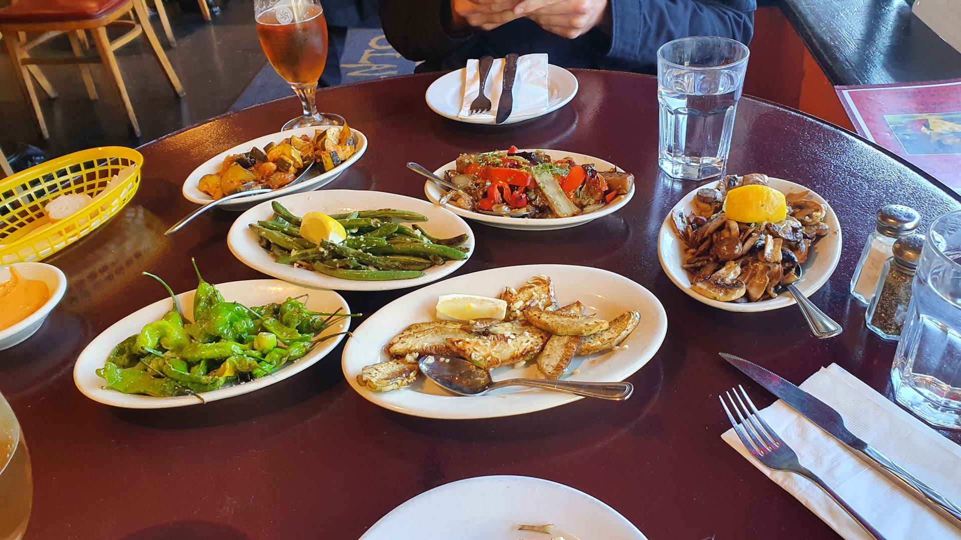 Vegan Spanish food at Esperpento Restaurant in Mission District, San Francisco Bay Area