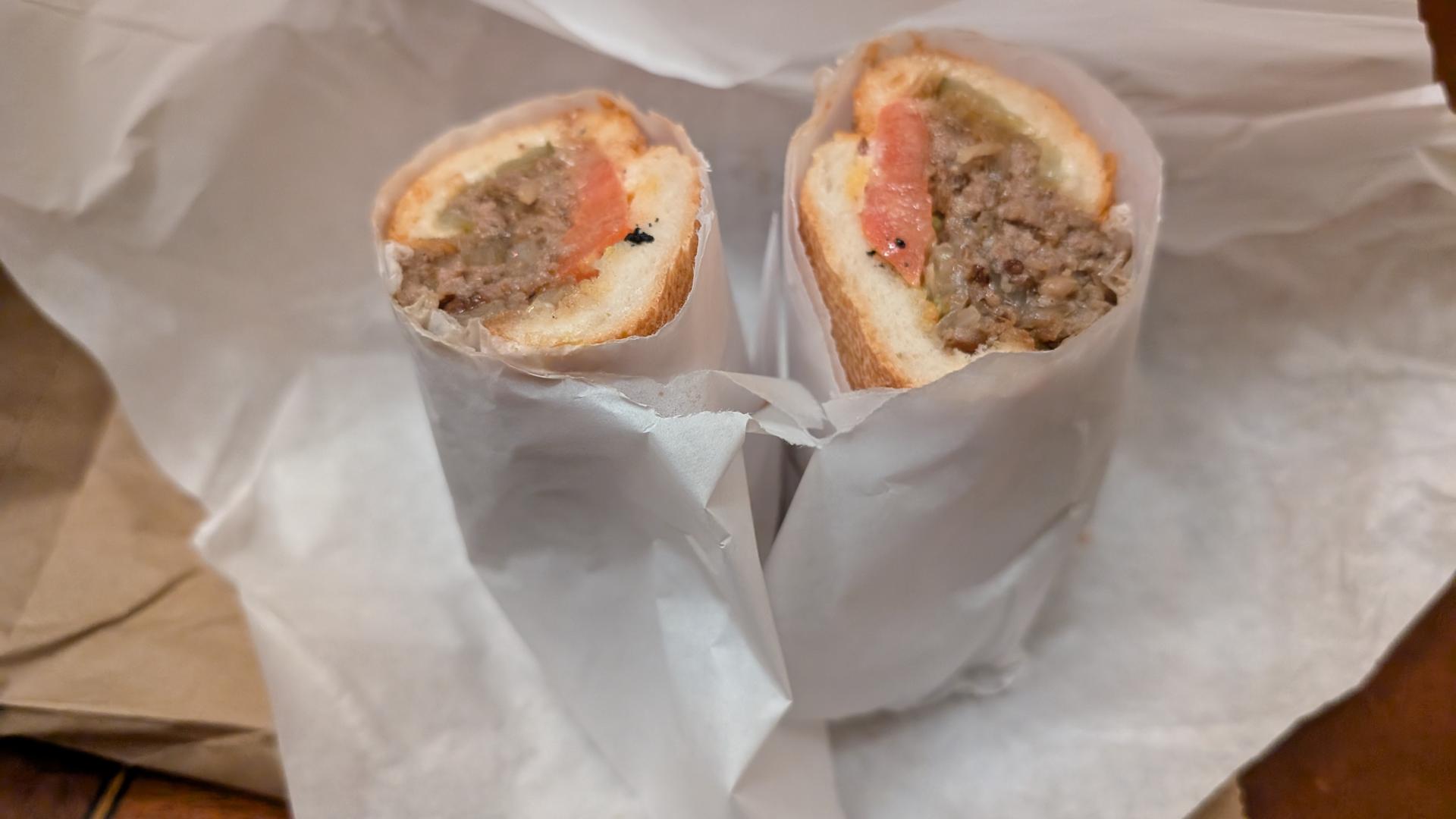 Vegan American food at Jay's Cheesesteak in Mission District, San Francisco Bay Area