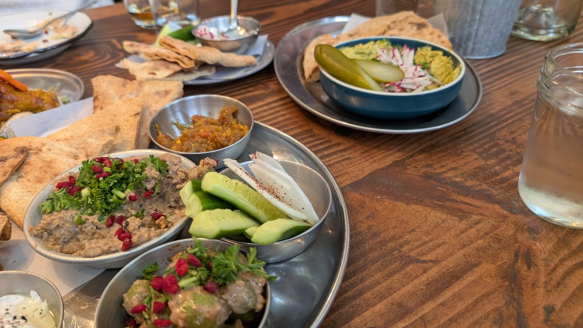 Vegan Persian food at Komaaj Pila Bazaar in Mission District, San Francisco Bay Area