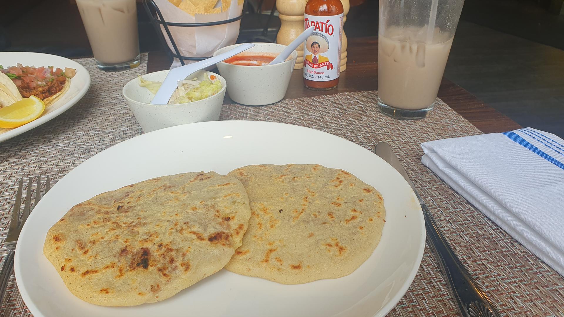 Vegan Salvadorian food at Los Amigos in Mission District, San Francisco Bay Area