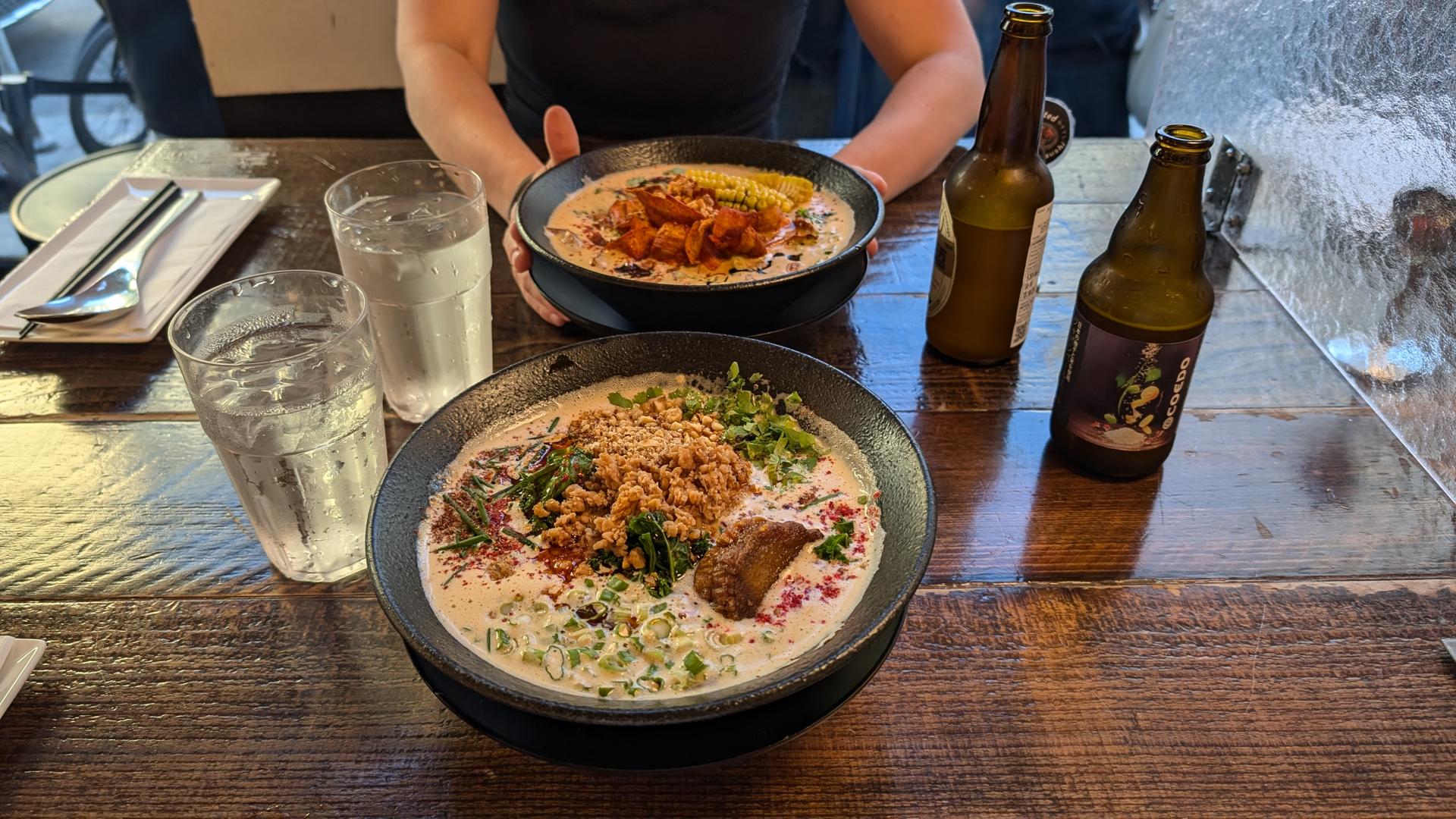 Vegan Japanese food at Mensho Tokyo SF in Tenderloin, San Francisco Bay Area