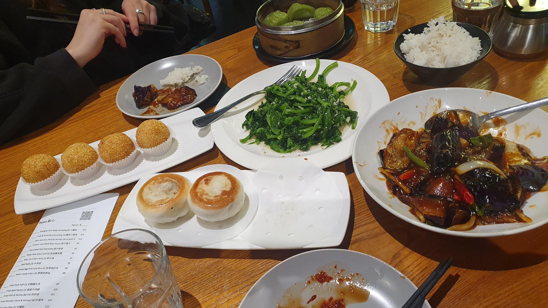 Vegan Chinese food at Osmanthus Dim Sum Lounge in Chinatown, San Francisco Bay Area