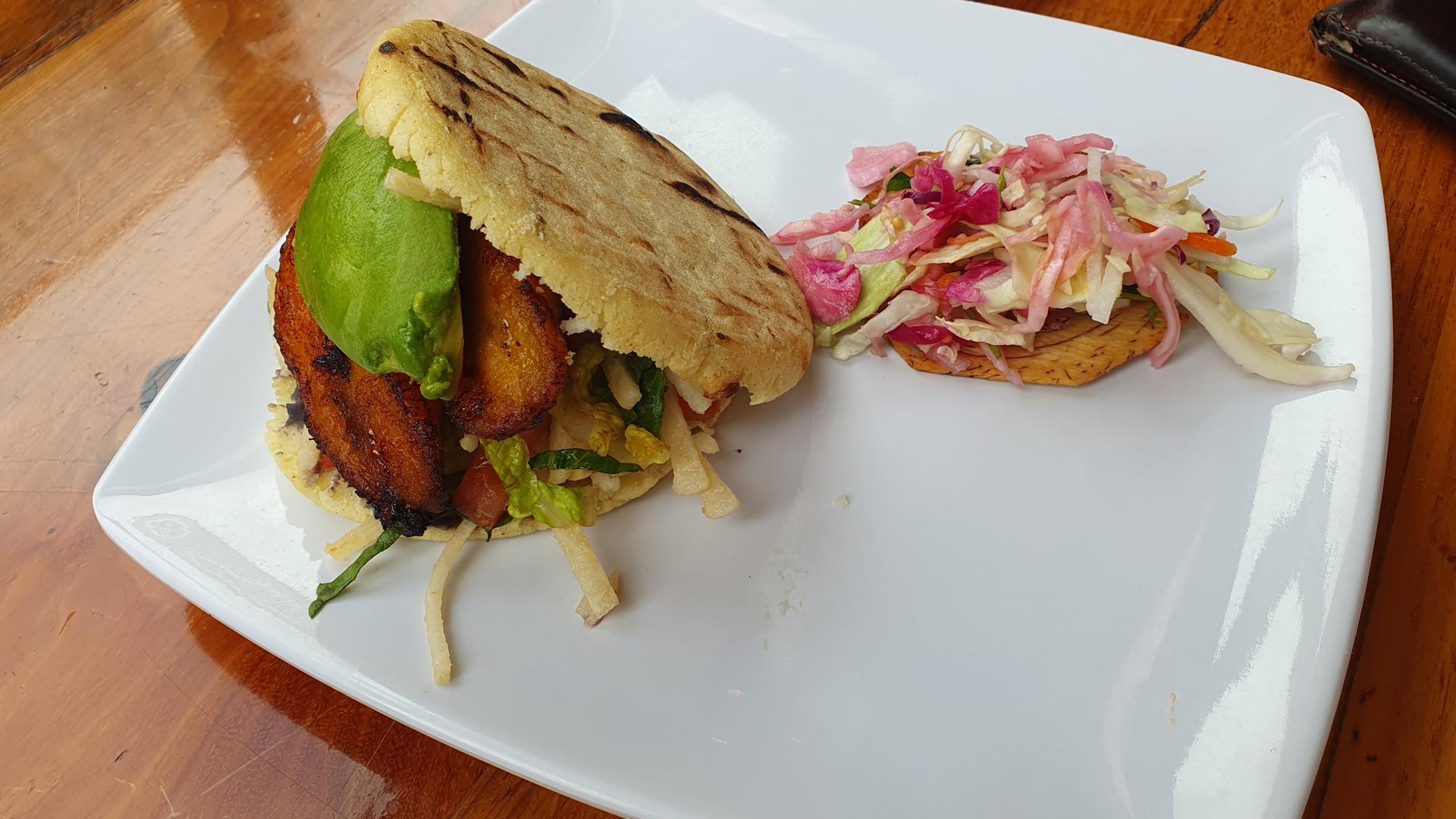 Vegan Venezuelan food at Pica Pica Arepa Kitchen in Mission District, San Francisco Bay Area