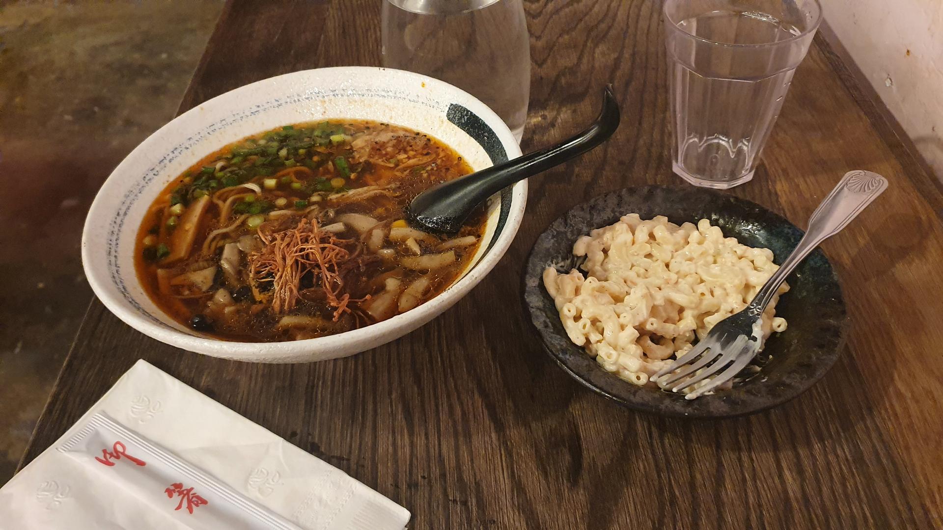 Vegan Japanese food at Ramenwell in Mission District, San Francisco Bay Area