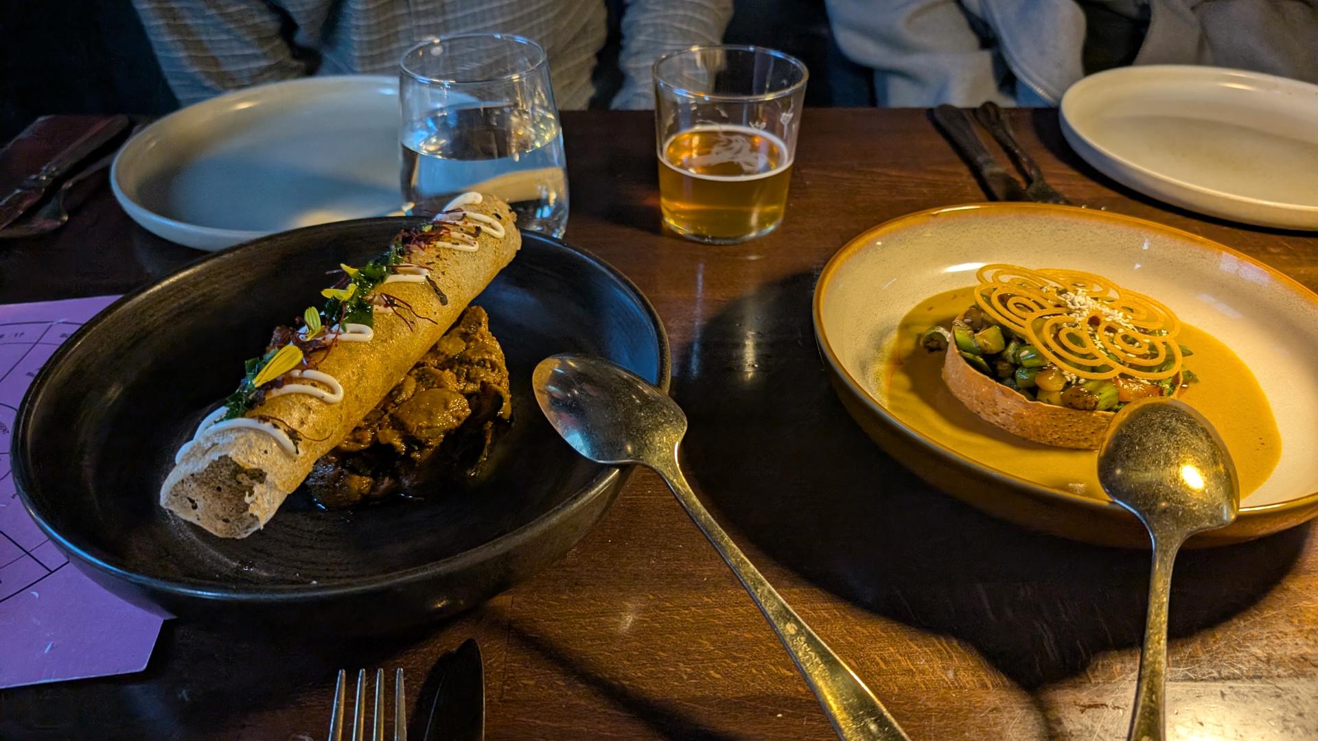 Vegan Indian food at ROOH SF in Soma, San Francisco Bay Area