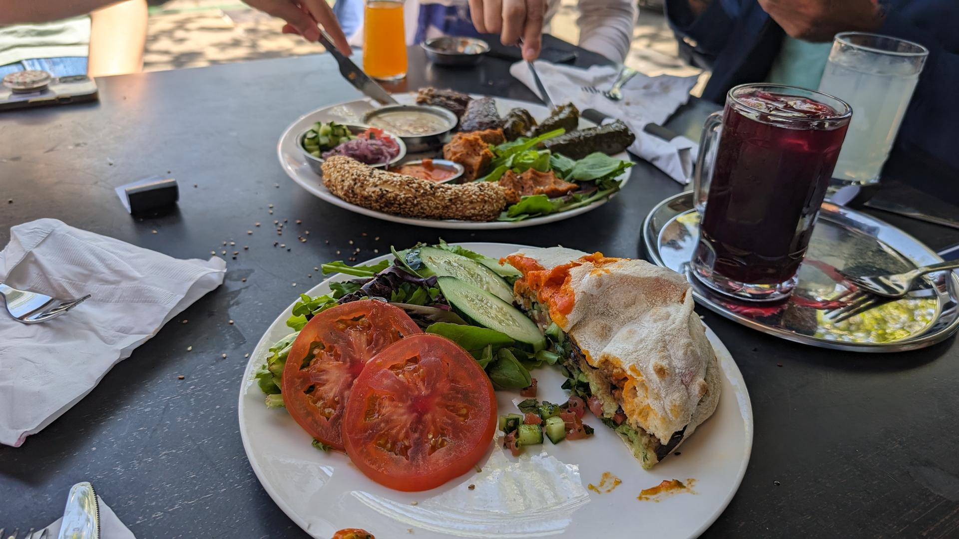 Vegan Turkish food at Simurgh Bakery in Berkeley, San Francisco Bay Area