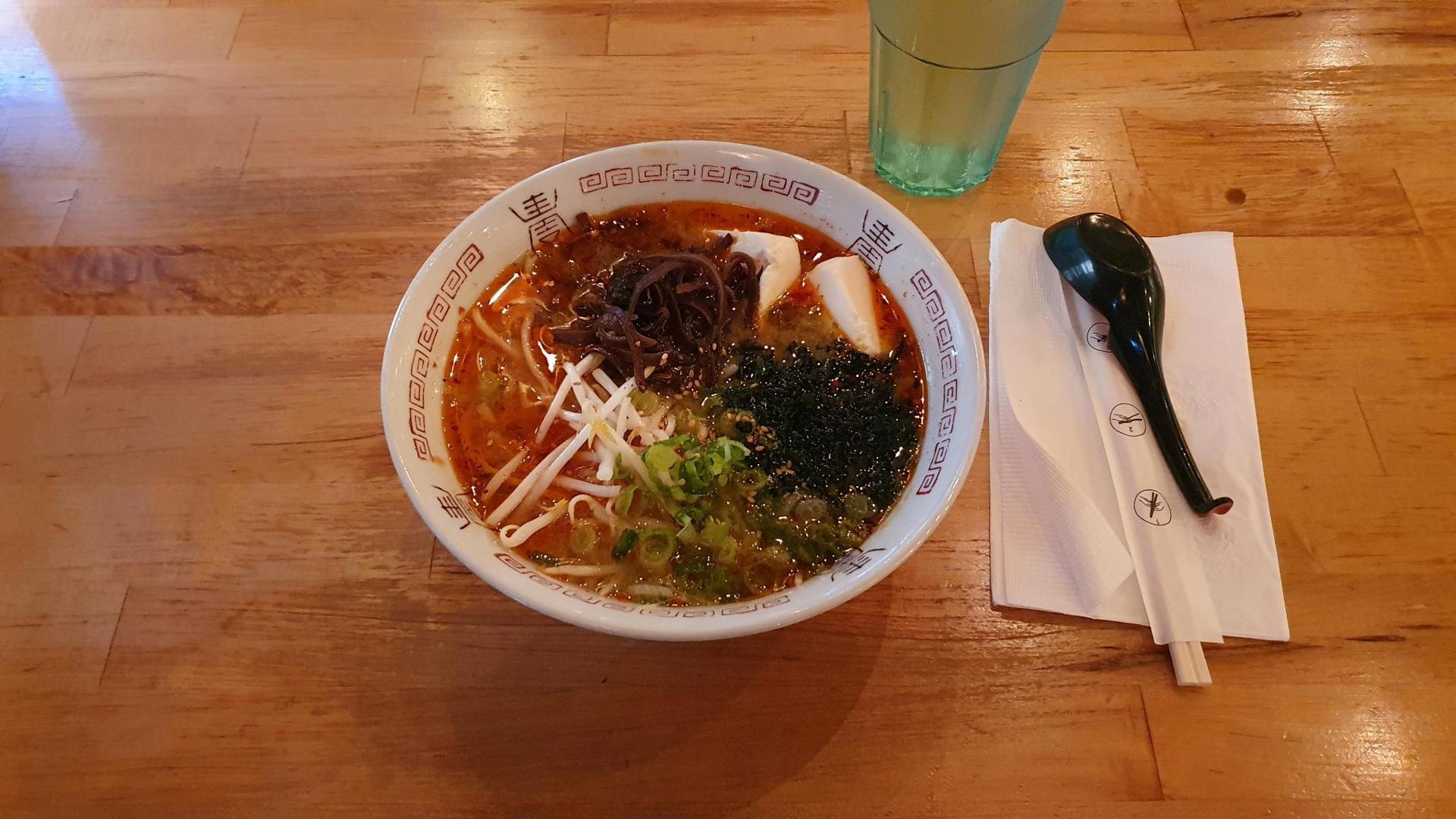 Vegan Japanese food at Sobo Ramen in Downtown Oakland, San Francisco Bay Area