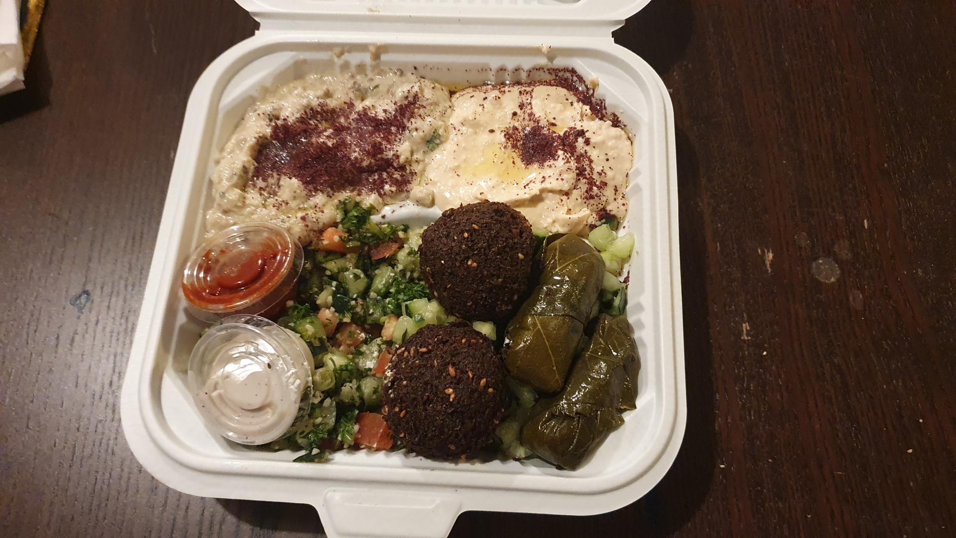 Vegan Middle Eastern food at TRULY Mediterranean in Mission District, San Francisco Bay Area